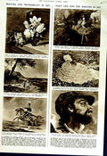 Original Old Vintage Print 1951 Art Rubens Monet Forain Bollingier Pynacker
