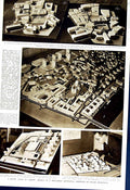 Original Old Vintage Print 1951 London Model Polish Architect Trafalgar Euston