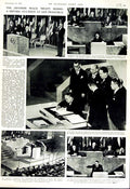 Old Vintage Print 1951 Japanese Peace Treaty Yoshida Truman Gromyko Men 20th