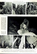 Original Old Vintage Print 1951 Mountain Climbing Lepineux Gulf Pyrenees Scouts