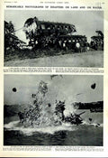 Original Old Vintage Print 1951 Train Crash France Frankfurt Paris Rucker Army
