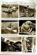 Old Vintage Print 1951 Ship Sinking Campania Dalton Octopus Florida Canoe 20th