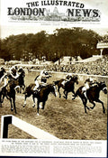 Original Old Vintage Print 1951 Stewards Cup Goodwood Sugar Bowl Sport Horses