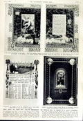 Original Old Vintage Print 1951 American Roll Honour St. Paul'S Cathedral Siers