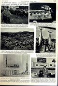 Old Vintage Print 1951 Coventry Cathedral Architecture Police Fish Park 20th