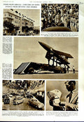 Old Vintage Print 1951 Motor Car Exhibition Bomber Yoshida Carney Naples 20th