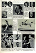 Old Vintage Print 1951 Korea War Carson Kaesong Ship Sport Golf Lerwill 20th