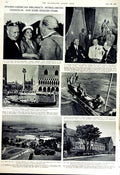 Original Old Vintage Print 1951 Harriman Persia Shah Norfolk Gondola Sherman
