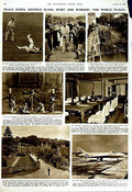 Old Vintage Print 1951 Eisenhower Gifford Harriman Princess Margaret Jet 20th