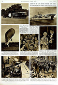 Old Vintage Print 1951 Princess Margaret Buckingham Palace Train Crash 20th