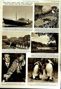 Old Vintage Print 1951 Ship Reclaim Jaguar Car Princess Margaret Gothic 20th