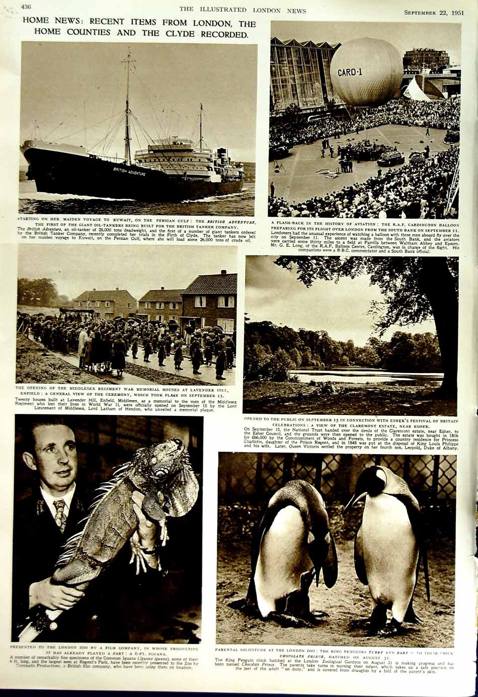 Old Vintage Print 1951 Ship Reclaim Jaguar Car Princess Margaret Gothic 20th