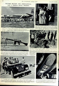 Original Old Vintage Print 1951 Braemar Scotland Royal Family Farqhuarson War