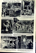 Old Vintage Print 1951 People Denys Lowson Chadwick Pearson London Bus 20th