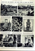 Old Vintage Print 1951 People Nurses Buckingham Palace London Eisenhower 20th