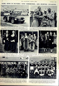 Original Old Vintage Print 1951 Korea War Munitions Sport Rugby Truscott Boyce