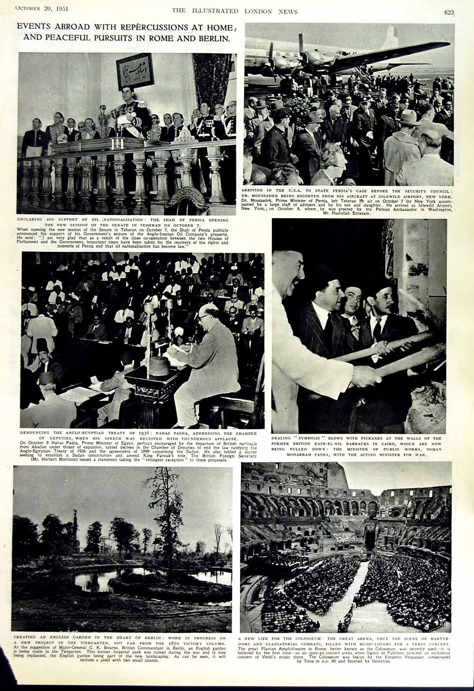 Original Old Vintage Print 1951 Korea War America Aircraft Cassels Rome Berlin