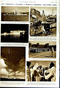 Antique Old Print 1951 Parliament House Lords Greenville Ship Pasha Rabat 20th
