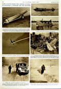 Old Vintage Print 1951 America Snow Skis Watertown Aircraft Malaya War 20th