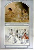 Old Vintage Print 1951 Christmas Tree Decorations Opera Fancy Dress Lami 20th