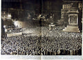 Original Old Vintage Print 1951 Nelson Column Battle Crispin Trafalgar Square