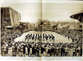 Original Old Vintage Print 1951 Festival Britain Pipe Band South Bank London