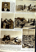 Original Old Vintage Print 1951 Amr Pasha Suez War Tanks Egypt Parachute Siers