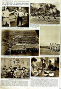 Old Vintage Print 1951 French Navy Sport Brest Grotewohl Pieck Heuss Men 20th