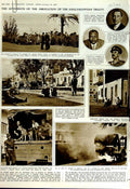 Old Vintage Print 1951 Ismailia British Army Siers Egypt Ferdan Bridge 20th