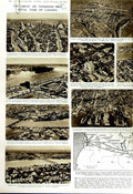 Original Old Vintage Print 1951 Canada Brunswick Ontario Niagara Edmonton Arms