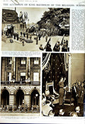 Old Vintage Print 1951 King Baudouin Belgium Palace Brussels Ship Prince 20th