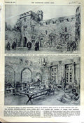 Old Vintage Print 1951 Pierre Training College Boys Chepstow Churchill 20th