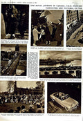 Old Vintage Print 1951 Princess Elizabeth Canada Duke Parliament Train 20th
