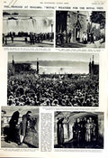 Old Vintage Print 1951 Princess Elizabeth Niagara Canada Duke Edinburgh 20th