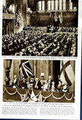 Old Vintage Print 1952 Menzies Prime Minister Australia Mansion Guildhall 20th