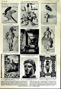 Old Vintage Print 1952 Chatsworth Art Apollo Inigo Jones Ethelreda Missal 20th