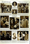 Original Old Vintage Print 1952 Duchess Gloucester Kent Matsumoto Clark Cecilie