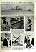 Old Vintage Print 1952 America Liner Ship Orsova North Pole United States 20th