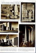 Original Old Vintage Print 1952 Coventry Cathedral Model Trinity Church England