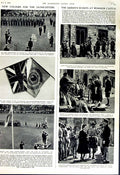 Original Old Vintage Print 1952 Royal Family Windsor Castle Gloucesters Siers