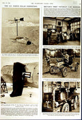 Original Old Vintage Print 1952 North Pole Maryland Veteran Car Museum Bouton
