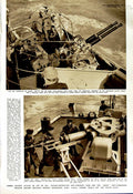 Old Vintage Print 1952 Anti-Aircraft Guns Squid Daring Ship Destroyer War 20th