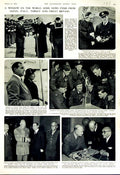 Original Old Vintage Print 1952 Eisenhower Ulusan Embry Air Force Jones Briscoe