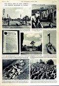 Original Old Vintage Print 1952 Africa Princess Elizabeth Nairobi Tunisia Train