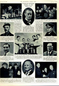Original Old Vintage Print 1952 Linlithgow Barry Litvinov Macmillan Chess Rank