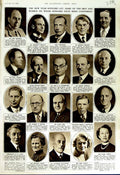 Original Old Vintage Print 1952 New Year Honour List Colman Neagle Robson Lloyd