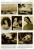 Original Old Vintage Print 1952 Art Turner Wilson Raeburn Lawrence Constable