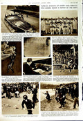 Original Old Vintage Print 1952 Comet Airliner Cockpit Japanese Police Cricket
