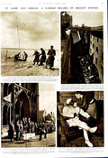 Original Old Vintage Print 1952 Church Fleet Street Oxford Ely Cathedral Siers