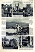 Old Vintage Print 1952 Princess Margaret Greenlaw Scotland Church Osman 20th